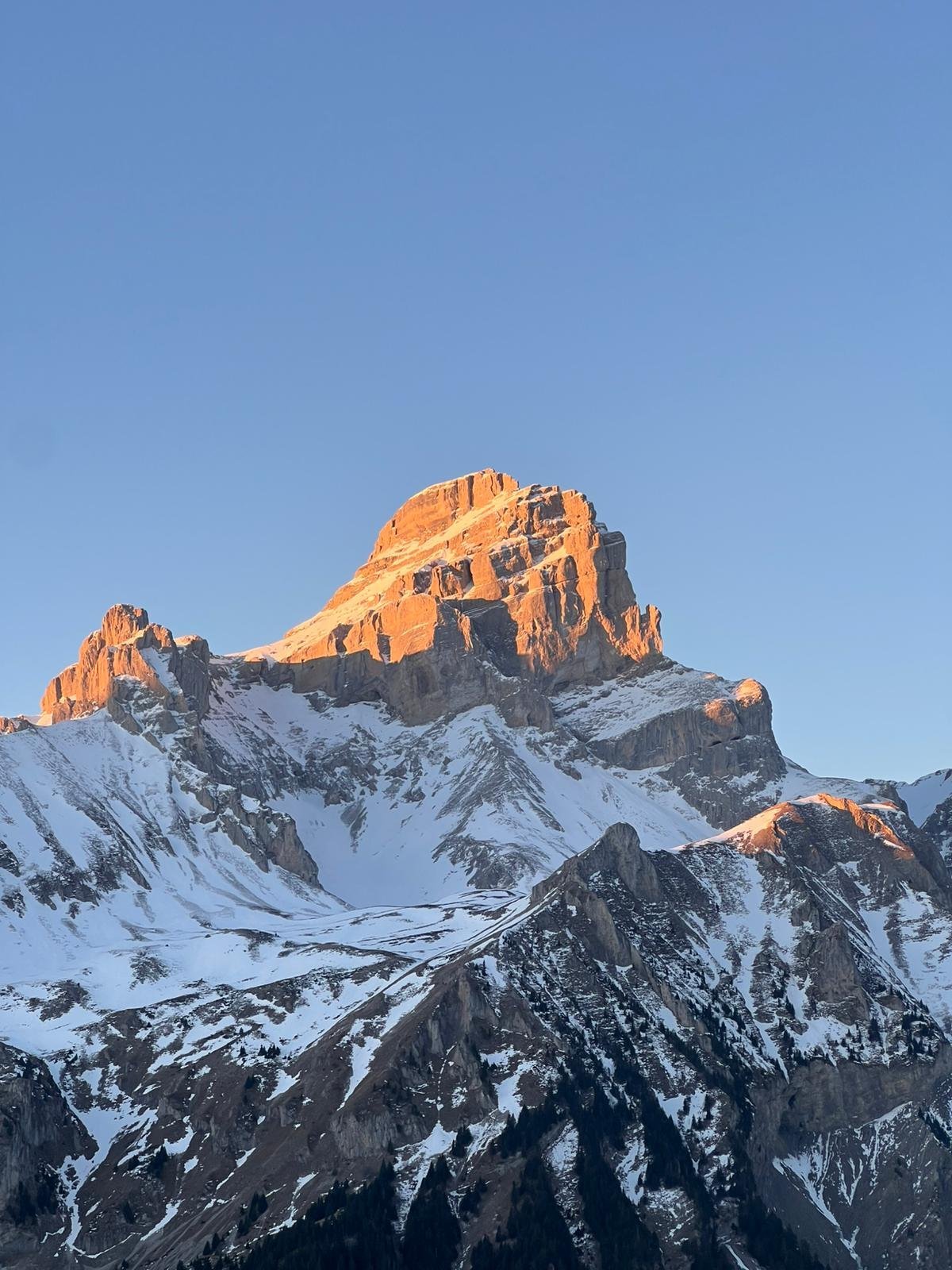 Panorama depuis le Bénitier de l'Obiou sur les Écrins et la Chartreuse